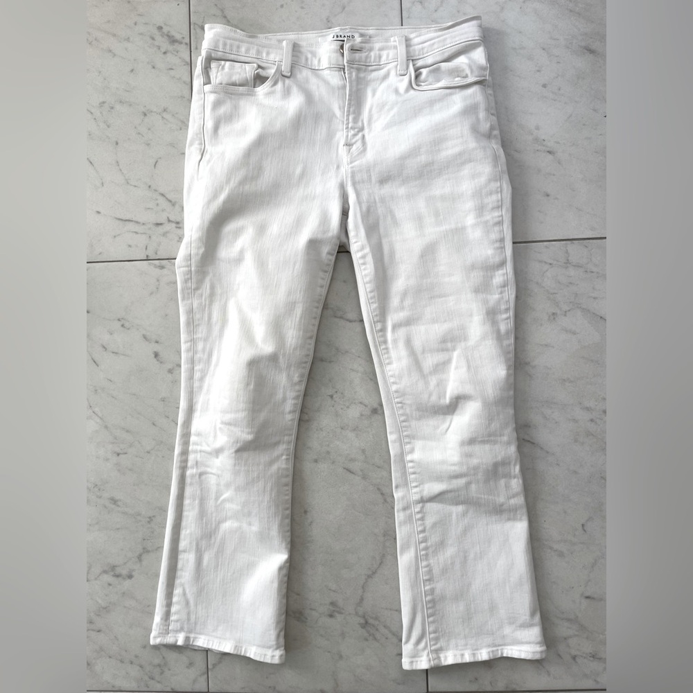 J Brand Women's Crisp White Ankle Jeans